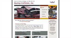 Desktop Screenshot of dunlapcollision.com