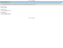 Tablet Screenshot of dunlapcollision.com